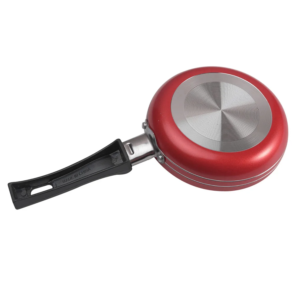 Heat Resistant Kitchen Supplies With Handle Aluminum Non-stick Mini Pan Multifunctional Practical Easy Clean Frying