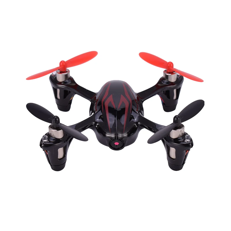 Black red Hubsan H107C X4 720P HD камера 2,4G 4CH RC Квадрокоптер вертолет Дрон RTF со светодиодный подсветкой дистанционное управление игрушки черный Mode2 - Цвет: Black red