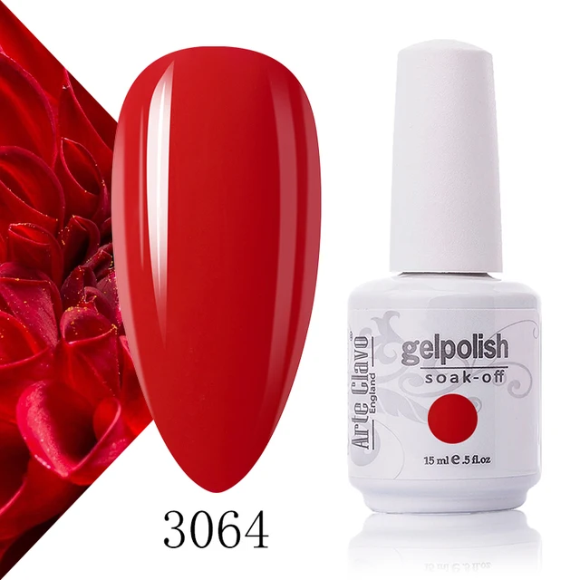 Arte Clavo 131 Colors Gel Polish Nail Gel Varnish Paint Semi Permanent Nails Art Gel Nail Polish For Manicure Top Coat Base Coat 3064