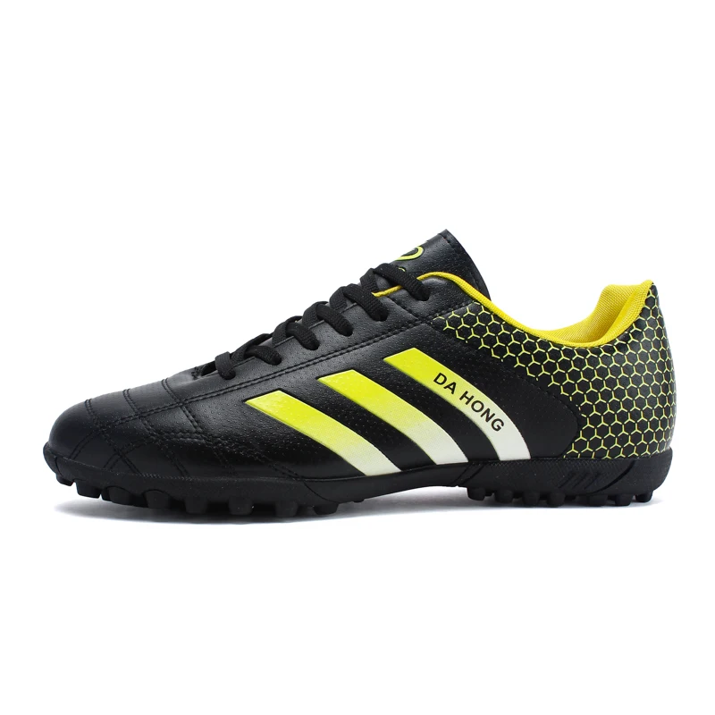 Обувь для футбола футбольные бутсы для детей Мужская обувь брендовые спортивные тренировочные кроссовки, детская обувь для девочек Chaussure De дерна Футбол бутсы - Цвет: black