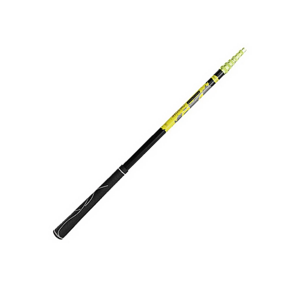 Удочка 2,1 М-4 м Сверхлегкая Выдвижная телескопическая ручка посадочная ручная сетка карбоновая палка Складная рыболовная сеть полюсная шестерня - Цвет: 3m