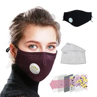Anti-pollution PM2.5 Dust Masks Washable and Reusable Pluggable Gasket Cotton Unisex Travel PPE Masks Comfortable and Breathable 1