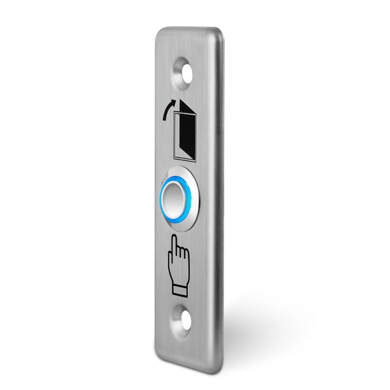 Led-hintergrundbeleuchtung Edelstahl Exit-Button Push-Schalter Tür Sensor Opener Release Access Control opener