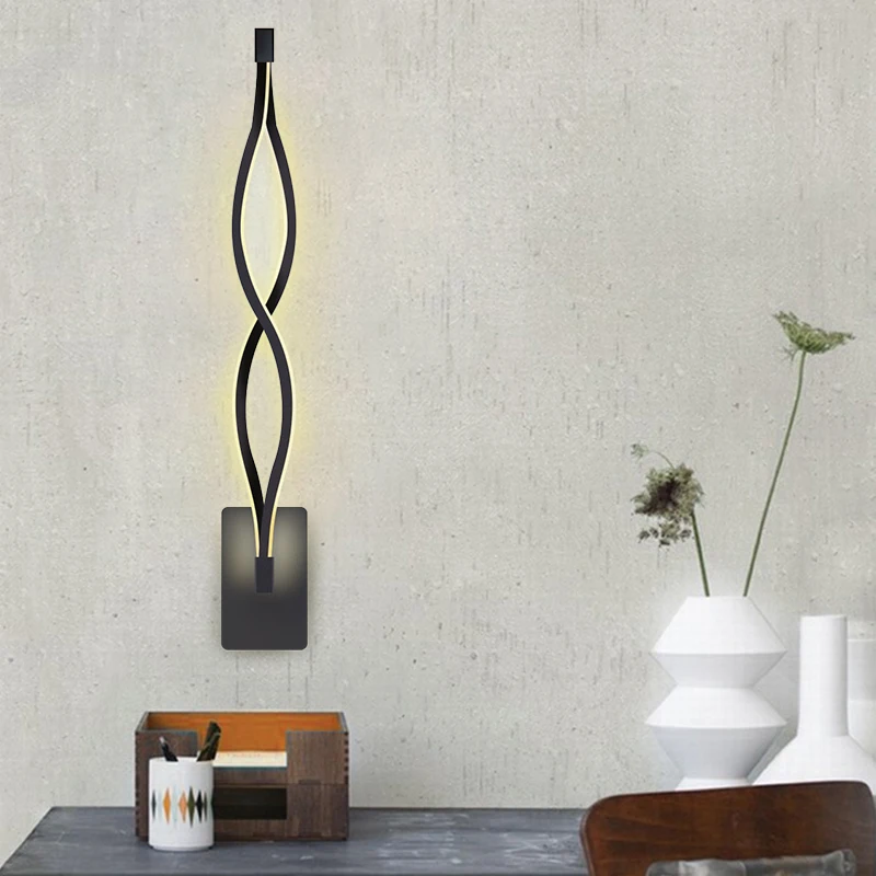 LED Wall Lamp LED Wall Lamp Aluminum 16W Modern Simplicity AC86-265 Indoor Wall Light For Bedroom Living Room Stairs Bedside