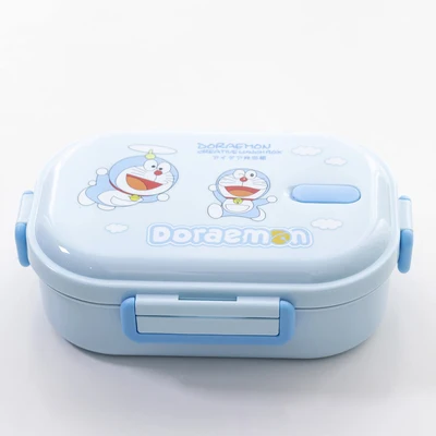 1 шт. мультяшный KT Doraemon Человек-паук Minnion Car SUS304 2 секции 800 мл Bento Box контейнер для еды и обедов - Цвет: design 2