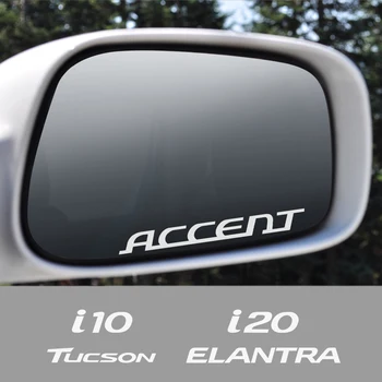 

Car Rearview Mirror Stickers For Hyundai Elantra Accent Tucson i40 i30 i10 i20 Veloster IX35 Solaris Genesis Santafe Accessories