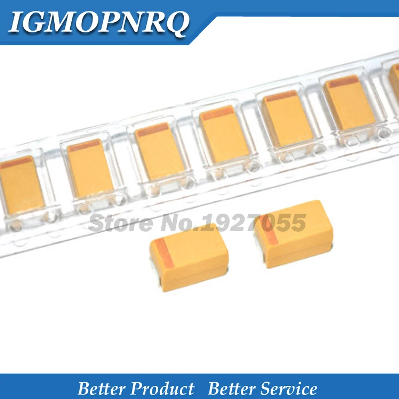 10pcs A B C D Type Tantalum Capacitor 100UF-47UF 6.3V-50V 3216 3528 6032 7343 tantalum capacitor