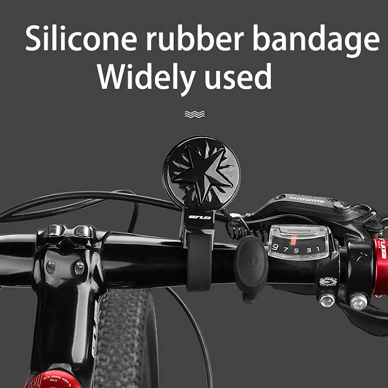 ABUO-Gub велосипедный Звонок Рог Mtb велосипед руль колокол кольца Usb Перезаряжаемый велосипедный аксессуары для горной дороги велосипед