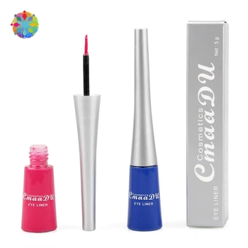 

8 Colors Matte Cat Eye Makeup Comestics Long-lasting Liner Pencil Makeup Waterproof Neon Colorful Liquid Eyeliner Pen