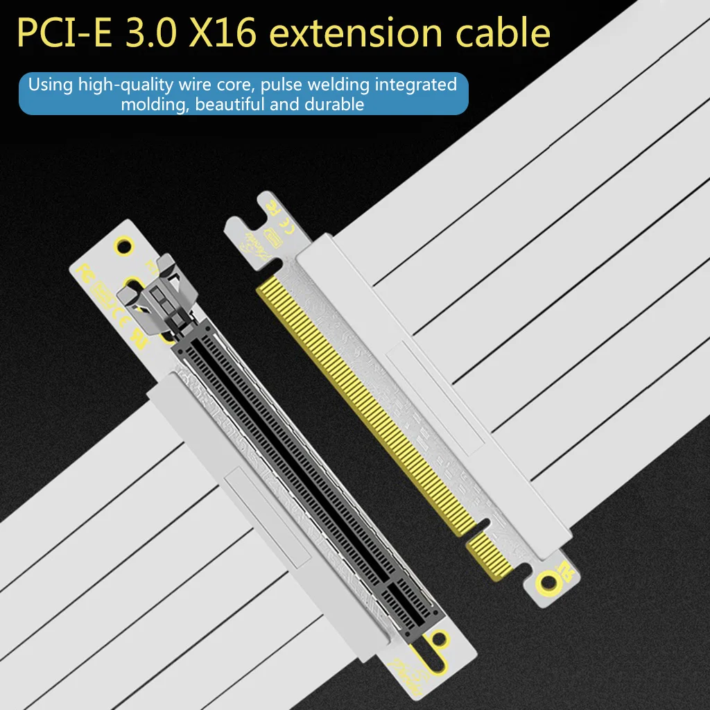 

Гибкий Кабельный разъем PCI Express 16x3,0, переходная карта PCI-E X16 Gen3, Удлинительный порт, адаптер GPU для вертикальной графики