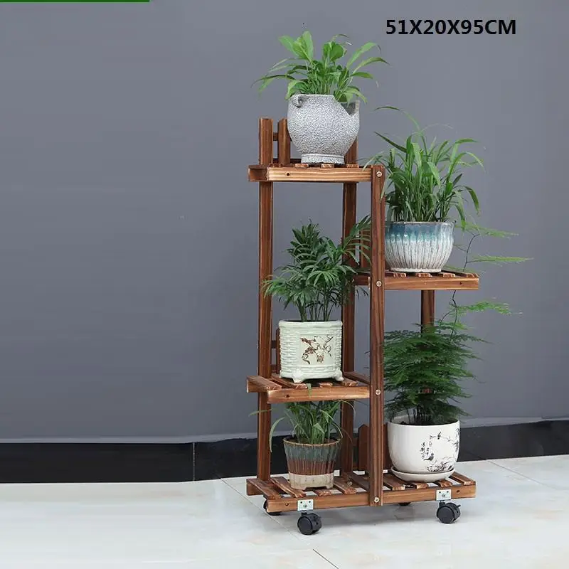 Madera Saksi Standi Estante Para Plantas для плантенрекен горшок Stojaki Na Kwiaty открытый стенд балкон Цветочная полка для растений