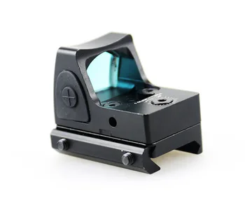 

2020 hot sale christmas gift rifle alloy inner red dot tactical mini red film small red dot sight collimator rifle scope sight