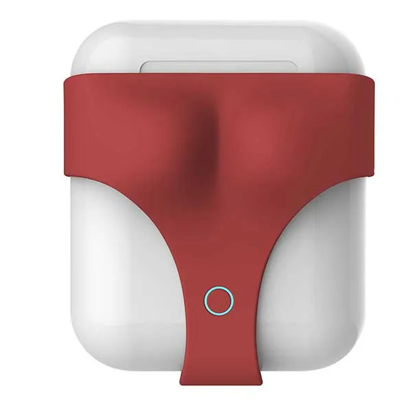 Фиолетовый Чехол airpods 2 Чехол airpods mi airpods apple airpods силиконовый чехол airpods 1:1 airpods чехол airpods apple airpods - Цвет: Фиолетовый