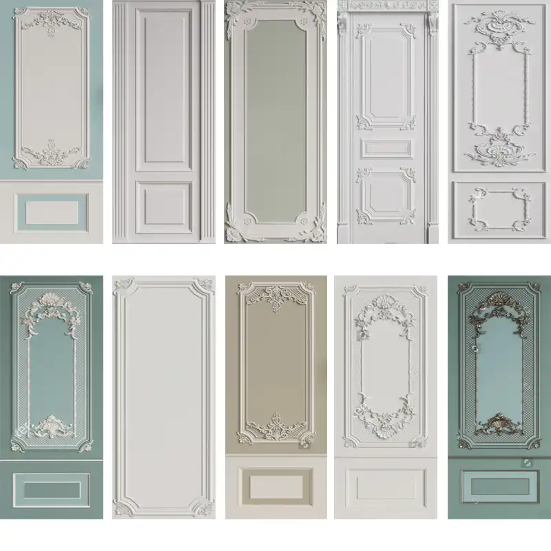 Etiqueta Engomada De La Puerta De La Decoracion Del Hogar 3d