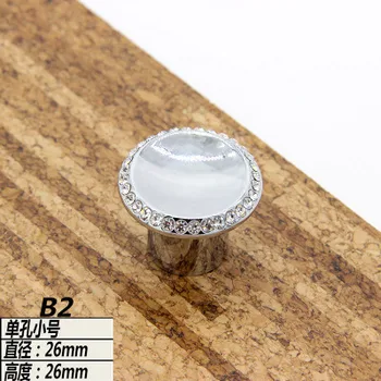 Crystal Pulls Handle Silver Drawer Knobs Glass Dresser Knobs Kitchen Cabinet Handles Knobs Blingbling Hardware