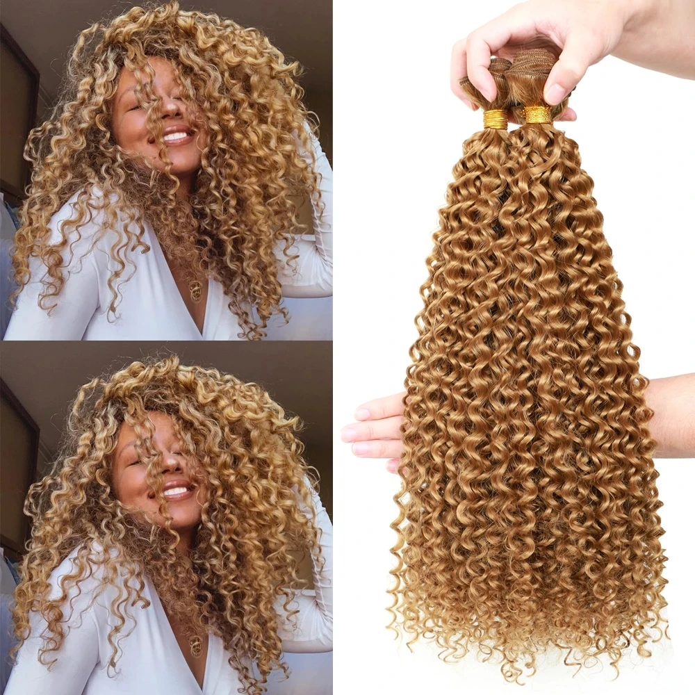 Aigemei Synthetic Afro Curls Crochet Braids Ombre Braiding Hair Deep Wave Twist Crochet Hair Natural Extensions For Black Women