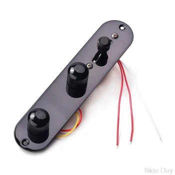 

3 Way Wired Loaded Prewired Control Plate Harness Switch Knobs for Guitar Parts M21 20 Dropship