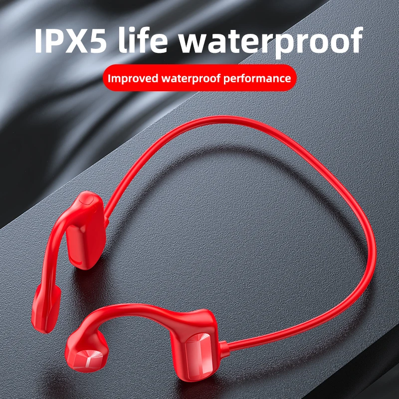 Bone Conduction Headphones wireless Sports Earphone5.2 Bluetooth-compatible Earphone Stereo Hands-free For Run | Электроника
