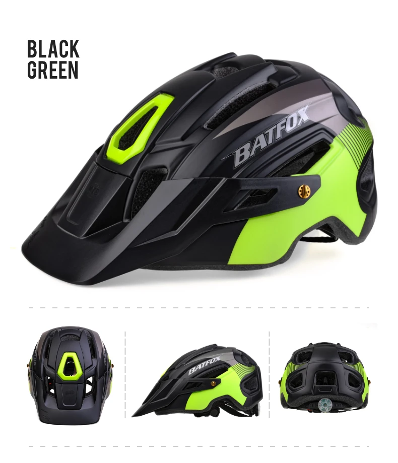 2022 NEW BATFOX Bicycle Helmet women men Adult helmet fox mtb Intergrally-molded Mountain bike helmet