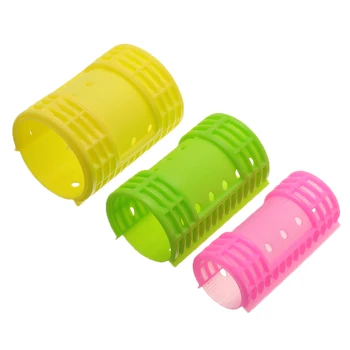 

1Set 2.8/3.6/4.4cm Hair Rollers Hair Styling Tool Steam Perm Flexi Rods with Clips Clamps Magic Rollers Air Bang Curler Hair
