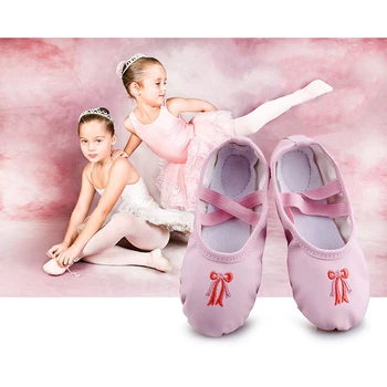 

1 Pair Soft Sole Ballet Shoes Ballet Dance Practice Shoes Elastic Yoga Ballet Shoes Creative Paws Dancing Shoes for Kids Wearing