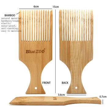 

BlueZOO Plastic Combs Detangling Hair Comb Wide Tooth Comb Anti-static Comb Hairdressing Styling Tool