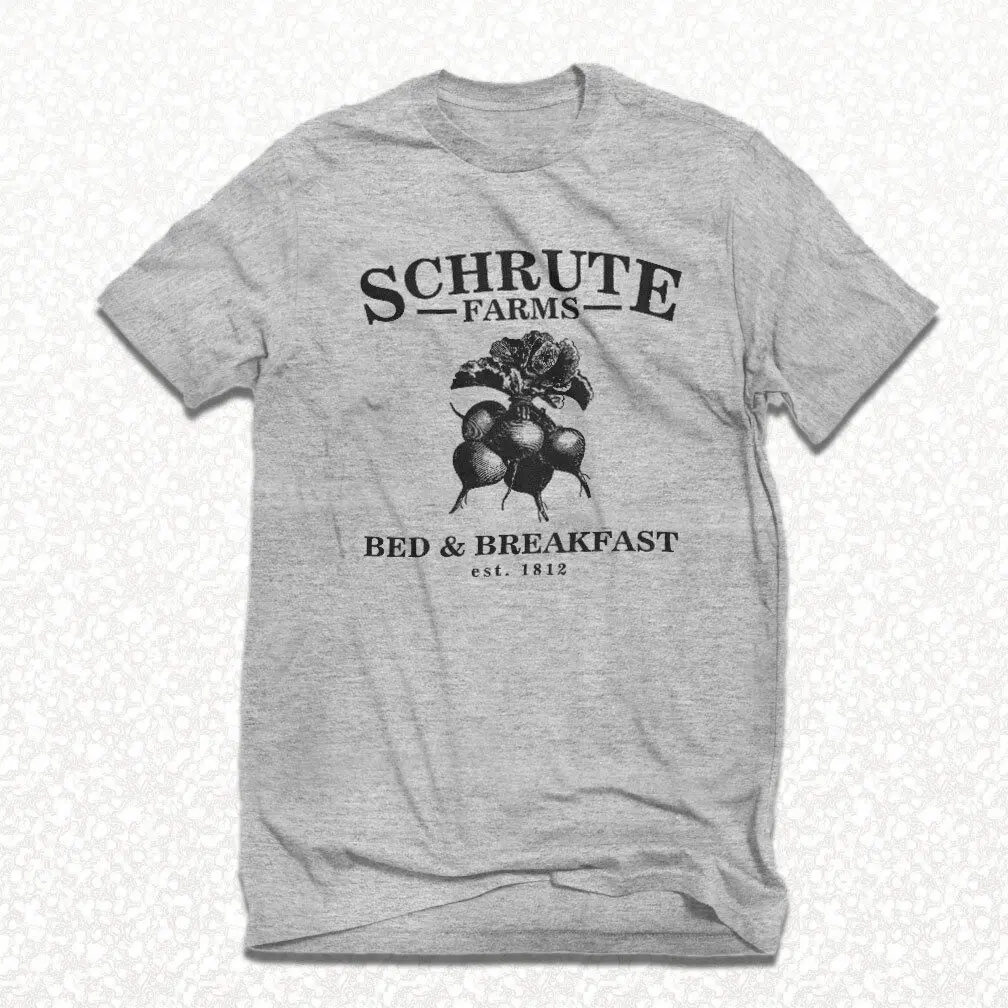 

Schrute Farms Shirt The Office Tv Show Tshirt Dunder Mifflin Dwight Beets Tee Ad Funny Design Tee Shirt