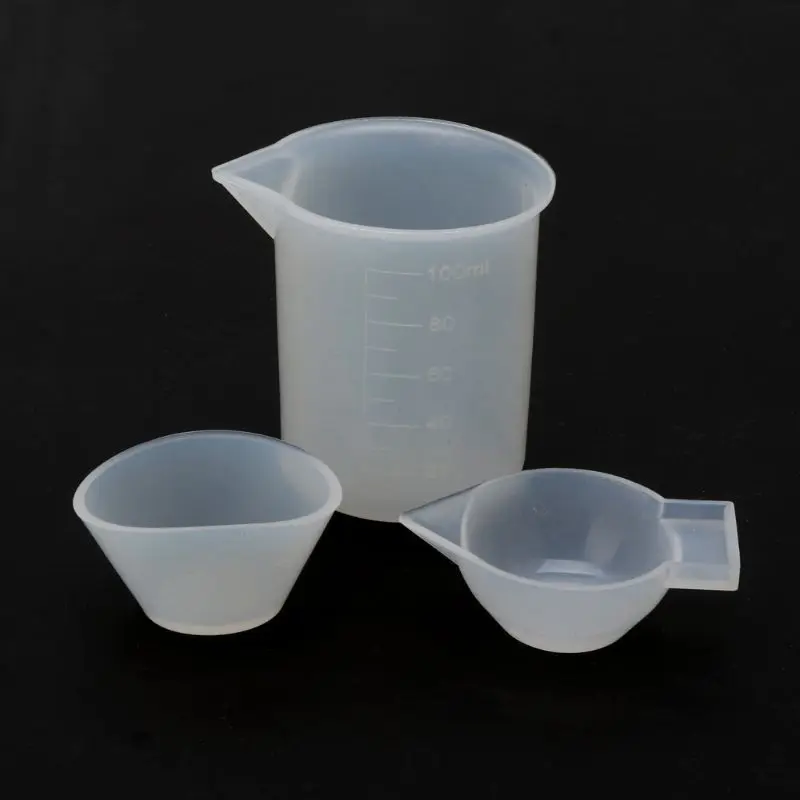 

12Pcs Silicone Mixing Measuring Cups UV Resin Mold DIY Casting Jewelry Tool Kit