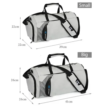 Fitness Training Dry Wet Gym Bags Waterproof Travel Shoulder Bag Outdoor sac de sport Handbag 40L Large Capacity 6