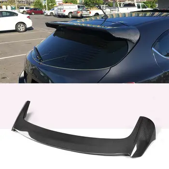 

Fit For Mazda 3 Axela Hatchback 2014 2015 2016 2017 Rear Roof Spoiler Wing Refit Carbon Fiber 1pcs