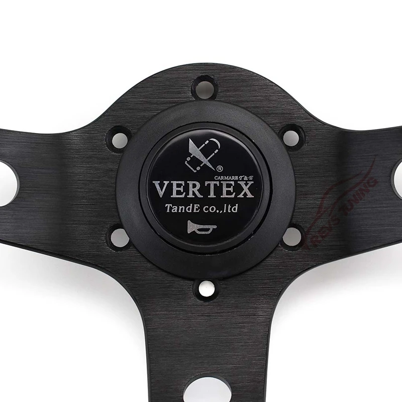 Универсальный 330 мм 14 дюймов Vertex Forever вышивка кожа гонки, гоночный тюнинг ралли Спортивное Рулевое Колесо
