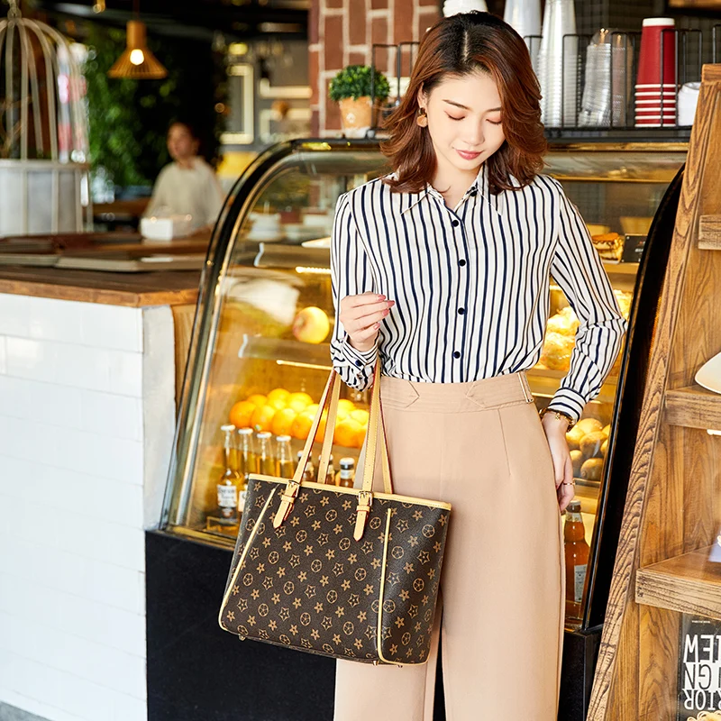 

2020 new arrival European and American style ladies tote bag fashion printing women shoulder bag large capacity handbag shopping