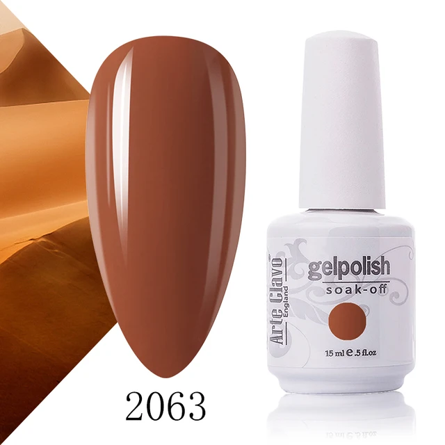 Arte Clavo 131 Colors Gel Polish Nail Gel Varnish Paint Semi Permanent Nails Art Gel Nail Polish For Manicure Top Coat Base Coat 2063