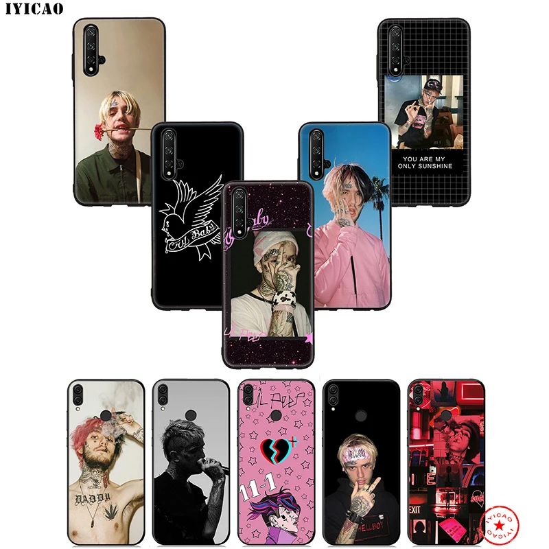Мягкий чехол IYICAO Lil Peep Bo для Huawei Honor 20 10 9X 9 8C 8X 8 7X 7C 7A 6A Nova 5i 4 3i 2 2i Lite Pro View Note |