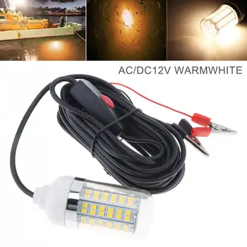 

15W 12V Fishing Yellow Light 108pcs 2835 LED Underwater Fishing Light Lures Fish Finder Lamp Prawn Squid for Underwater Lighting