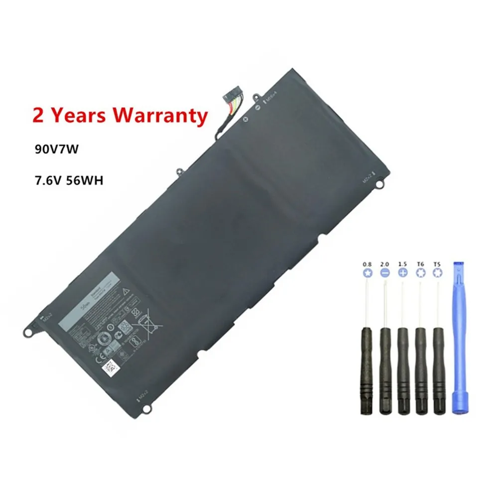 

Laptop Battery 7.6V 56WH 6710mAh JHXPY 5K9CP JD25G 090V7W For DELL Notebook Battery 90V7W