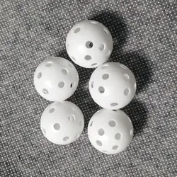 50 шт. дизайн открытый мячи для гольфа теннисные крытые тренировки whisffle воздушный поток для детей домашнего использования подарок