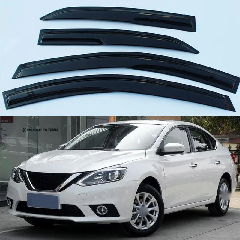 

Дефлектор бокового окна, акриловый, защита от солнца и дождя, для Nissan Sentra 2012, 2013, 2014, 2015, 2016, 2017, 2018, 2019