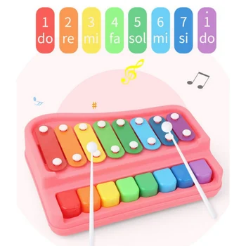 

Cool Drum Musical Toy Toddler Drum Set Piano Keyboard Toys Musical Instrument Learning Developmental Toys Kids 2 Colors 2020