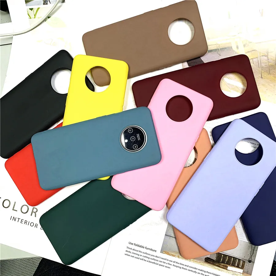 Candy Color Matt Case for Oneplus 7t Pro 6t Cover Phone Thin Soft Caps One Plus 6 7 Etui Shell Funda Matte Cases | Мобильные