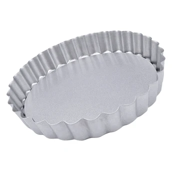 

Non Stick Tart Tin Quiche Tartlet Tart Pastries Custard Pans Round Tart Pan