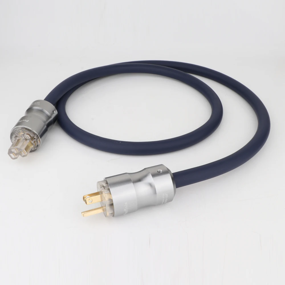 Preffair D503 Hi End 7N Kupfer-Stromkabel mit vergoldetem EU/US-Netzstecker – Detail 10