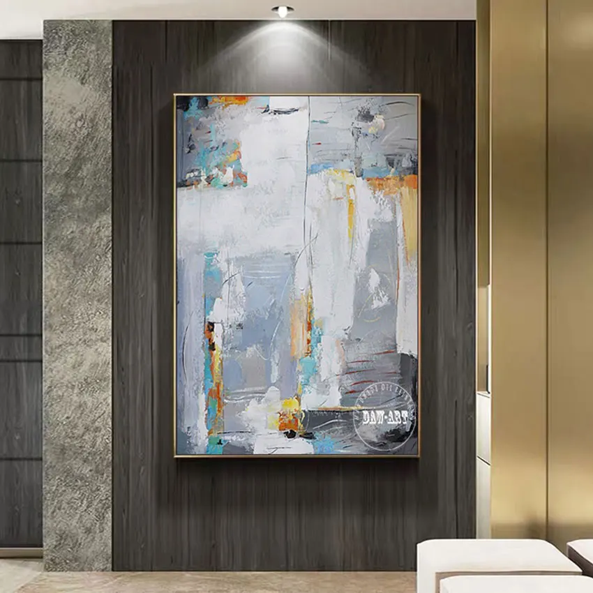 2022 New Artistic Abstract Oil Painting On Canvas In Living Room Modern