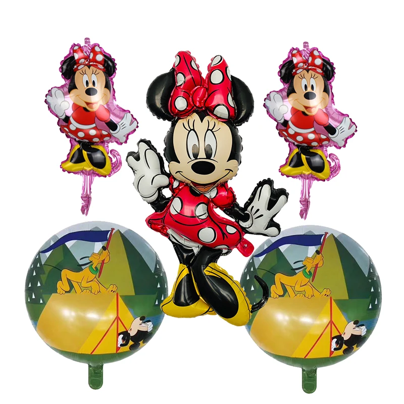 5 шт./Микки и Минни Маус мультяшный воздушный шар из фольги для дня рождения Детские украшения для дня рождения классические игрушки подарок