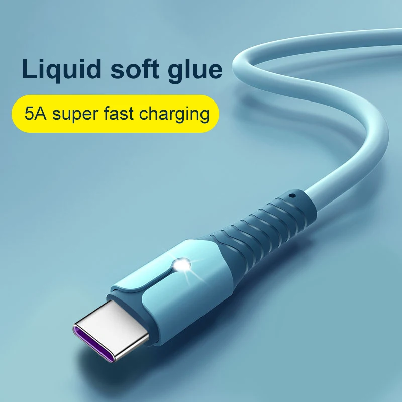 Кабель USB Type-C для быстрой зарядки и синхронизации данных 5 А | Мобильные телефоны