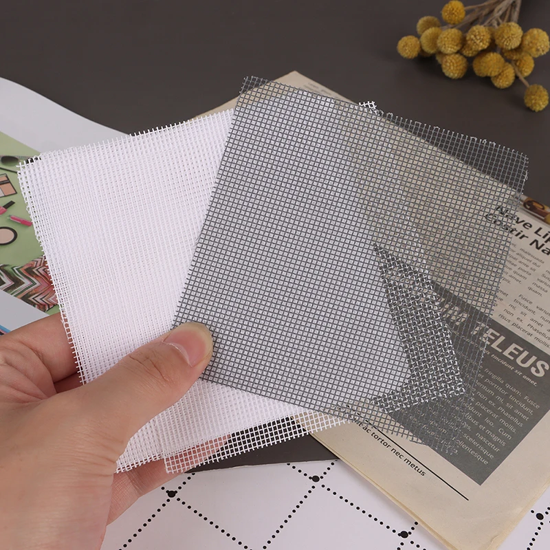 25 sheets Plastic Flower Pot Mesh Pad Bottom Grid Mat Prevent Soil Loss