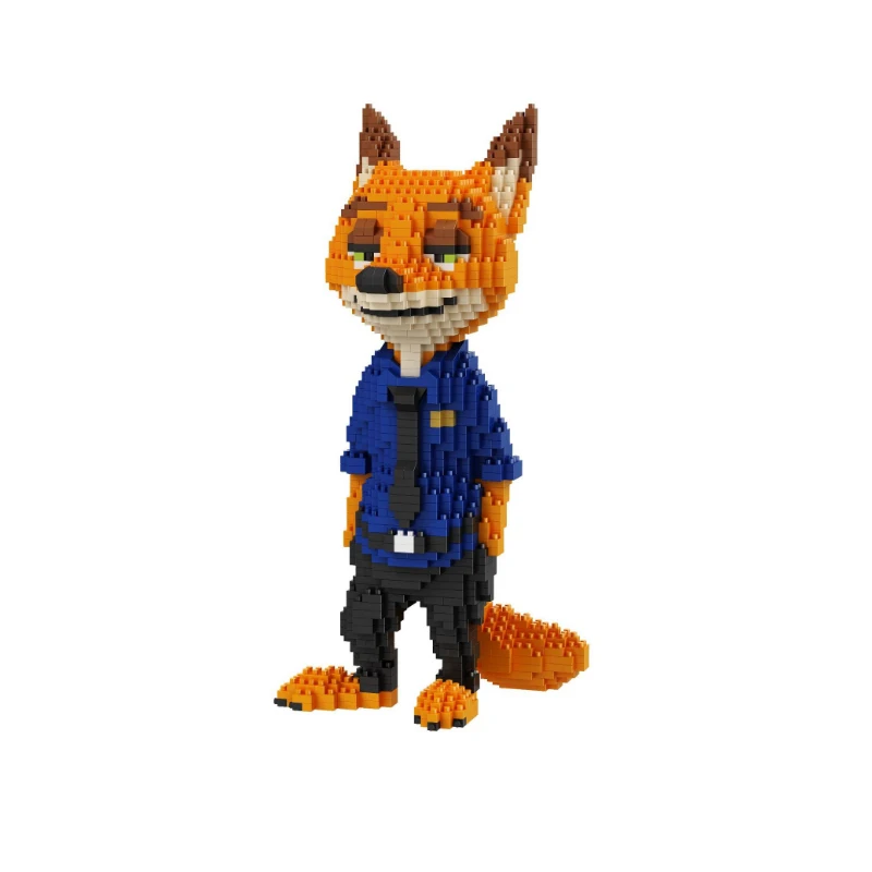 

Balody Mini Blocks Cartoon Building Toy Cute Judy Rabbit Nick Fox Model bricks children DIY educational assembly cartoon bricks