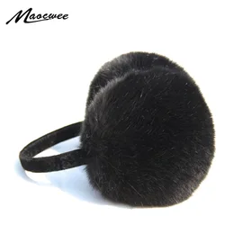 2018 Adult Winter Women Men Ear Warmer Earmuffs Lovers Ear Warmer Plush New Faux Rabbit Fur Ear Muffs for Girl Women Hot Sale