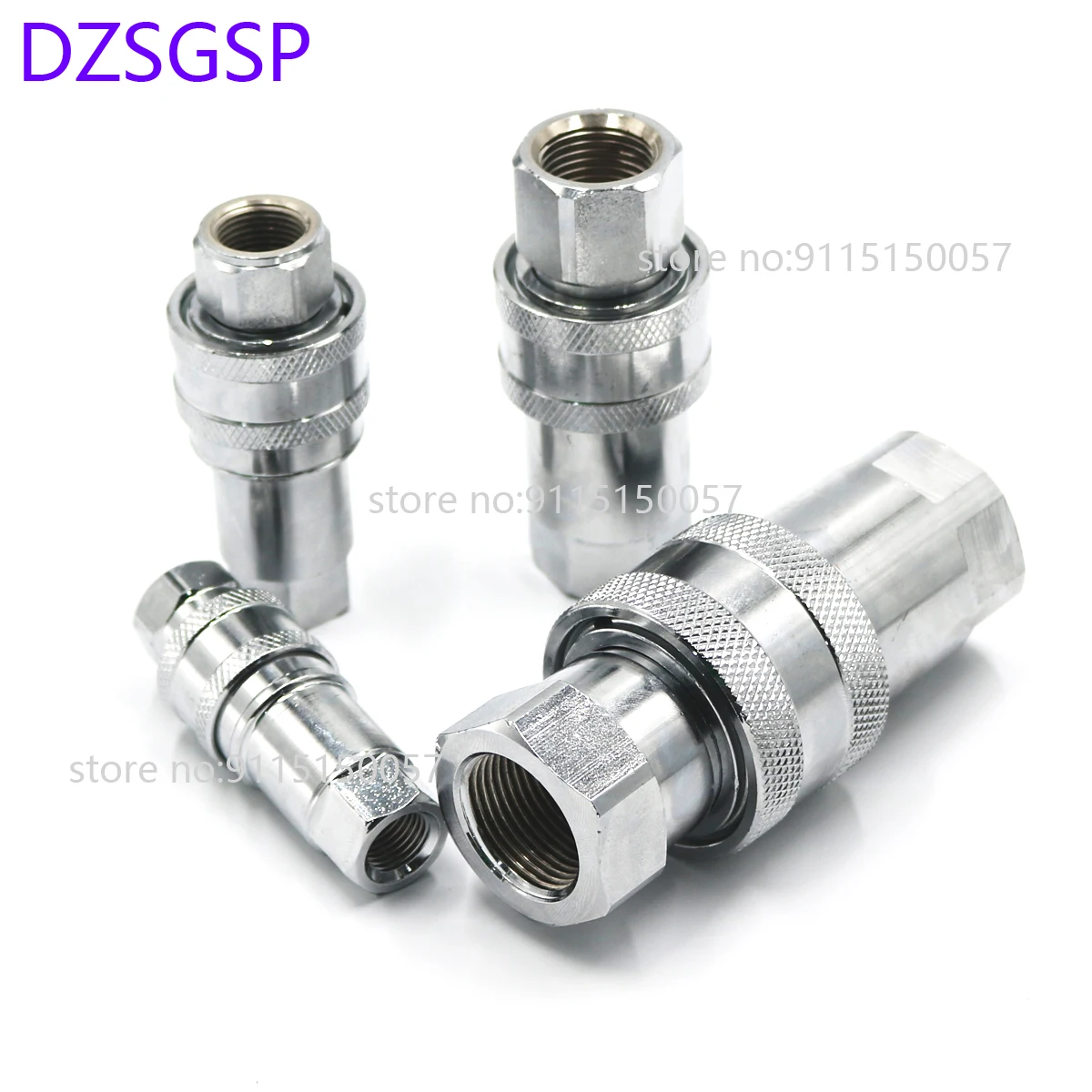 plugue de aço carbono, conector de soquete, KZE 1 4 3 8 1 2 3 4 1