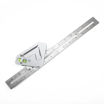 

Adjustable Angle Measuring Ruler Roof Revolutionizing Carpentry Stainless Steel Multifunction Woodworking Tool Parts